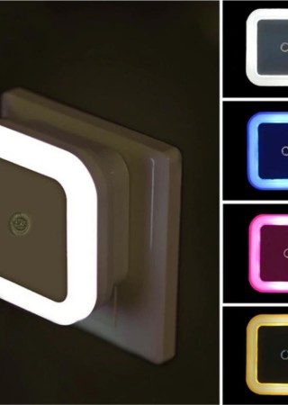 PANTHER Pembe Kare Sensörlü Gece Lambası