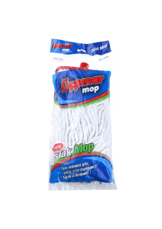 Paspas Üçpınar Beyaz İpli Islak Mop Geniş