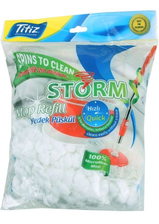 Paspas Titiz Mop Refill Yedek Püskül Micro Fiber Tp-855