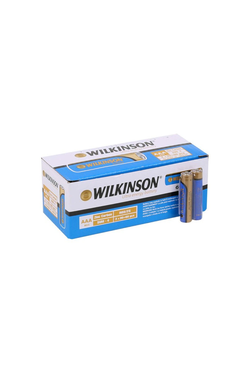 Pil Wilkinson İnce 60 Adet AAA Kalem Pil