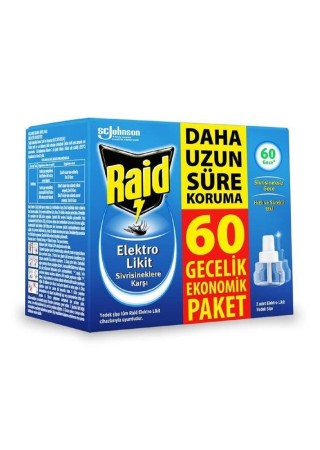 Raid 60 Gece Elektro Likit Yedek
