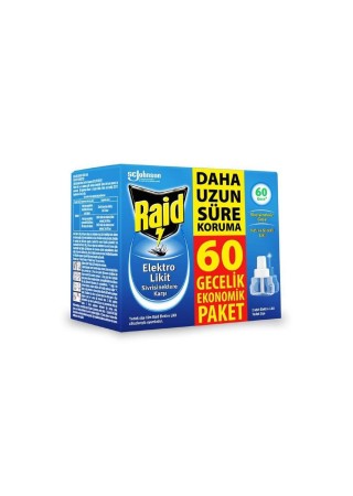 Raid 60 Gece Elektro Likit Yedek