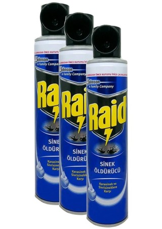 Raid 300 ml 3'lü Sinek Öldürücü Sprey