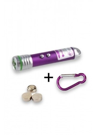 Metal Lazer 2 Fonksiyonlu Pilli Lazer Hem Fener Hem Lazer