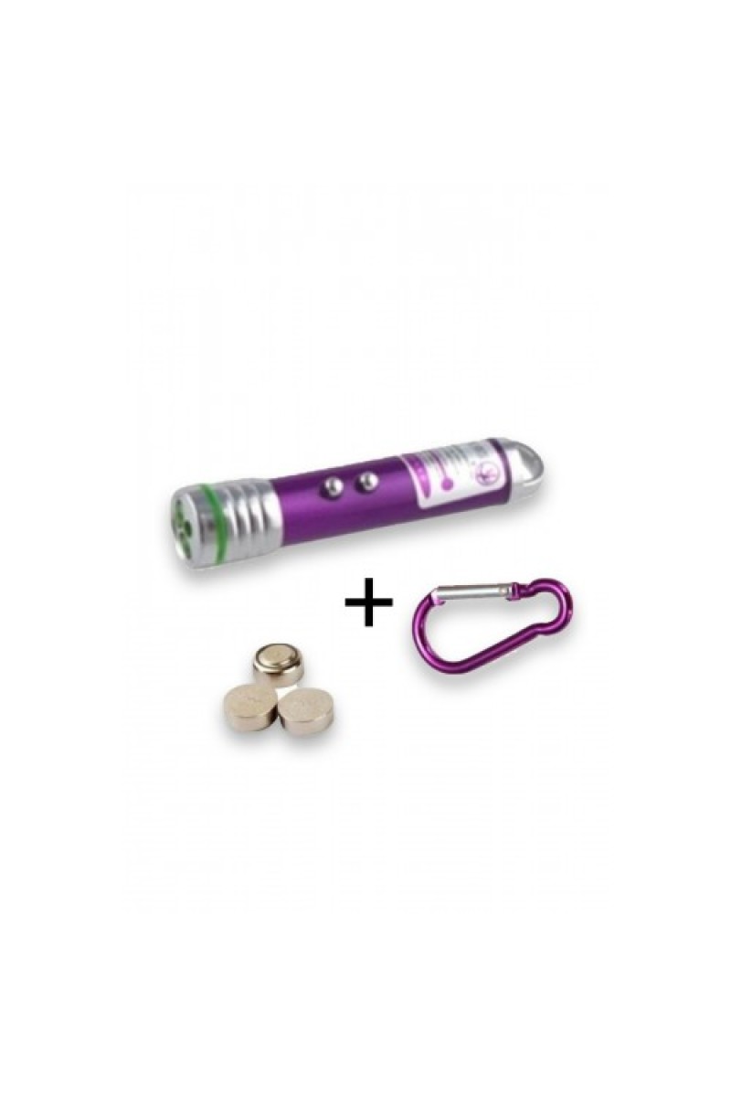 Metal Lazer 2 Fonksiyonlu Pilli Lazer Hem Fener Hem Lazer