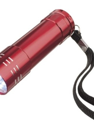 Süper Parlak 9 Ledli Metal Mini El Feneri