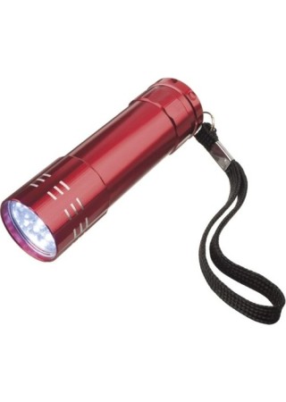 Süper Parlak 9 Ledli Metal Mini El Feneri