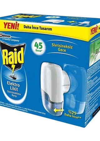 Raid Elektro Likit 45 Gece Sinek Kovucu