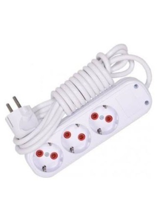 Önder 3'lü 5 mt Ara Kablosu Topraklı Uzatma Grup Priz