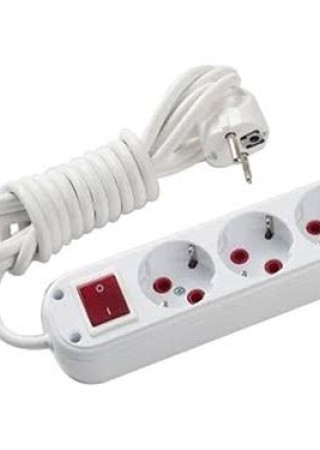 Önder Grup Pri̇z 3'lü 3 m Topraklı Anahtarlı Uzatma Kablosu