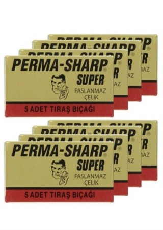 Gillette Perma-sharp 5'li Traş Jileti 20 Paket