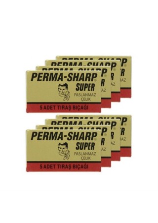Gillette Perma-sharp 5'li Traş Jileti 20 Paket