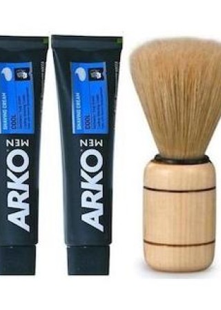 Transformacion Arko Men Cool 2 Adet Tıraş Kremi Tıraş Fırçası Seti