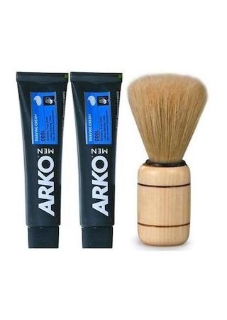 Transformacion Arko Men Cool 2 Adet Tıraş Kremi Tıraş Fırçası Seti