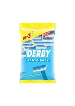 Derby Banyo-Body 10 Adet Tek Bıçaklı Tıraş Bıçağı