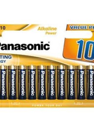 Panasonic Alkalin Power AA 10'lu Kalem Pil