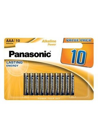 Panasonıc Alkalin Power Aaa 10lu İnce Kalem Pil