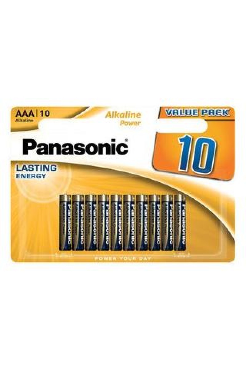 Panasonıc Alkalin Power Aaa 10lu İnce Kalem Pil