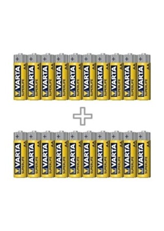 Varta Superlıfe Çinko AA 48'li Paket Kalem Pil