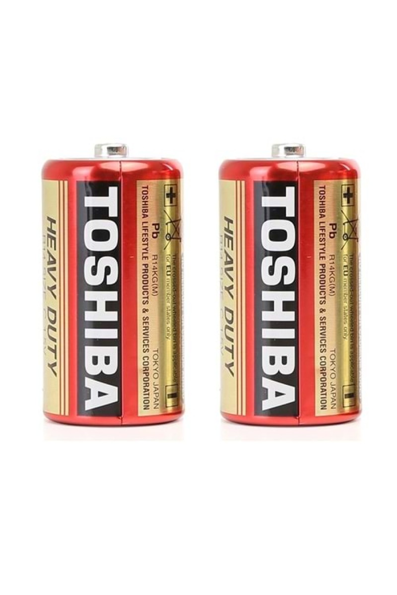 TOSHIBA Heavy Duty C Orta Boy Pil 2 Adet