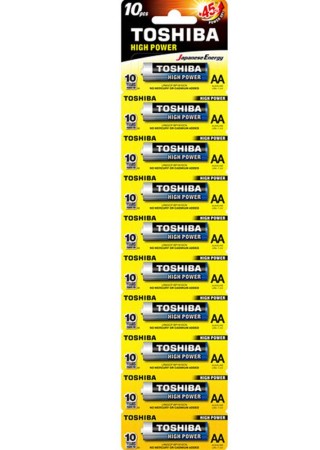 Toshiba LR6 10'lu Kartela Kalem Pil