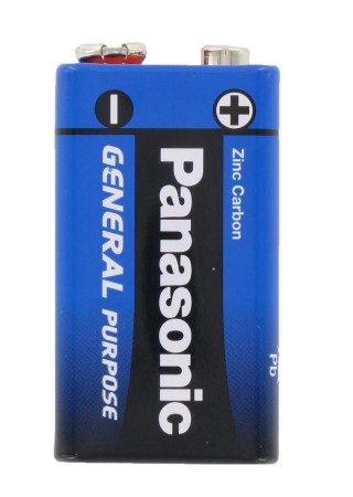 Panasonic 9 Volt Çinko Karbon Pil