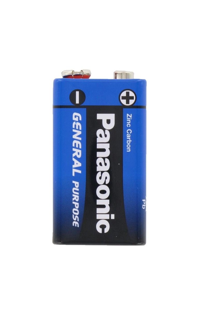 Panasonic 9 Volt Çinko Karbon Pil