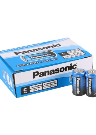 Panasonic 24'lü Paket Manganez Orta Boy C Pil