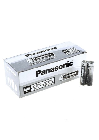 Panasonic Çinko Karbon AAA İnce Kalem Pil 2 Li (R03UE)