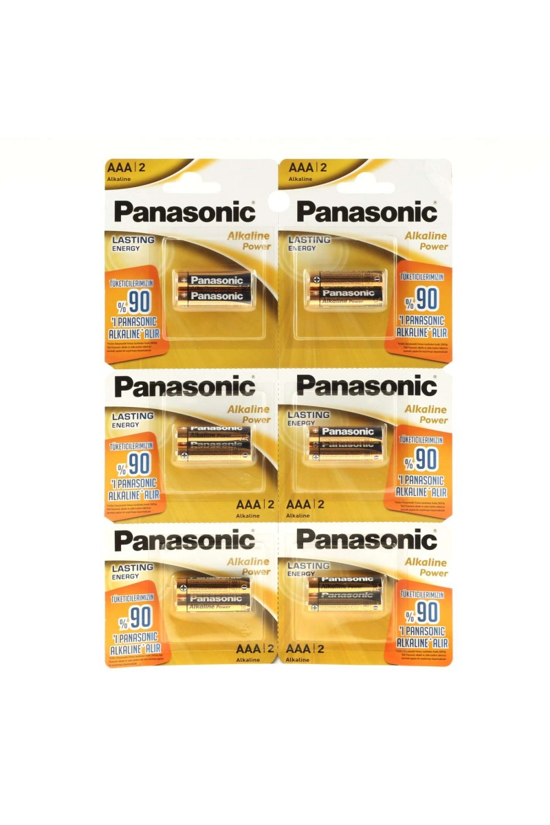 Panasonic Alkaline Power 2 Adet AAA İnce Kalem Pil