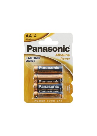 Panasonic Alkalin Power AA 4'lü Kalem Pil