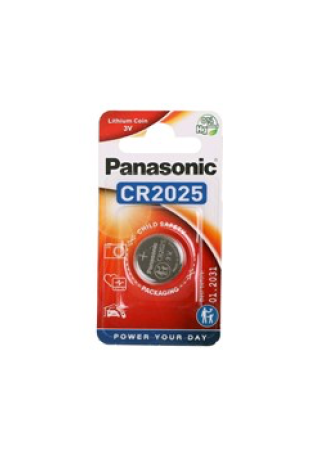 PANASONIC Cr-2025 Lityum Düğme Pil 3 Volt Tekli Paket