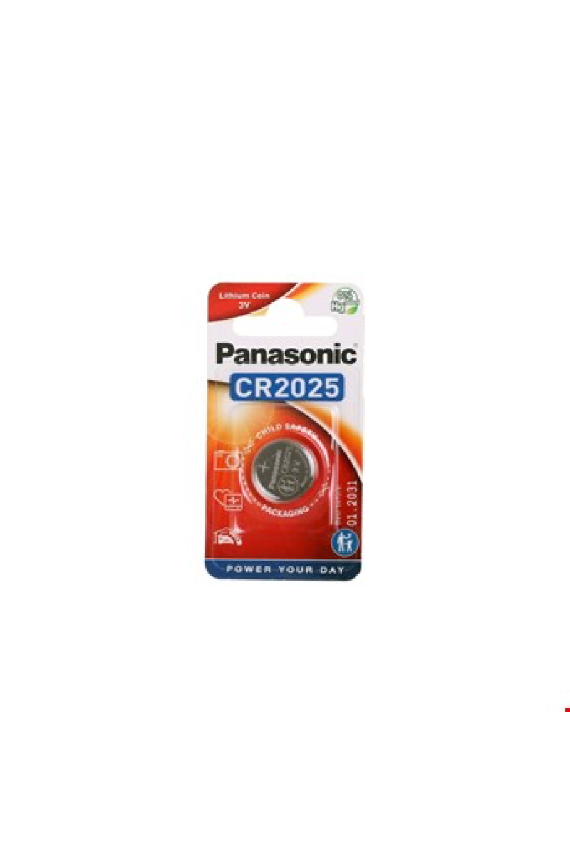 PANASONIC Cr-2025 Lityum Düğme Pil 3 Volt Tekli Paket
