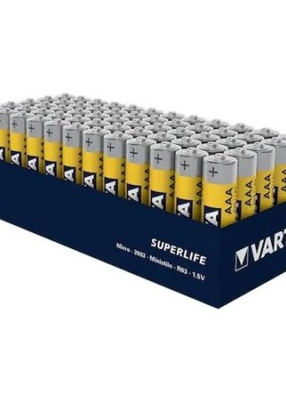 Lilibeaty Varta Superlıfe Çinko Aaa Ince Kalem Pil 60LI Paket