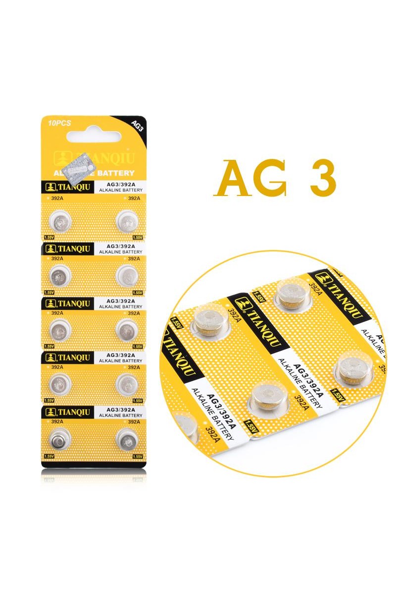 Yerli Tıanqıu Ag3 Lr41 Alkalin Saat Pili 10lu Paket *oxford KBRAF-0000.00095