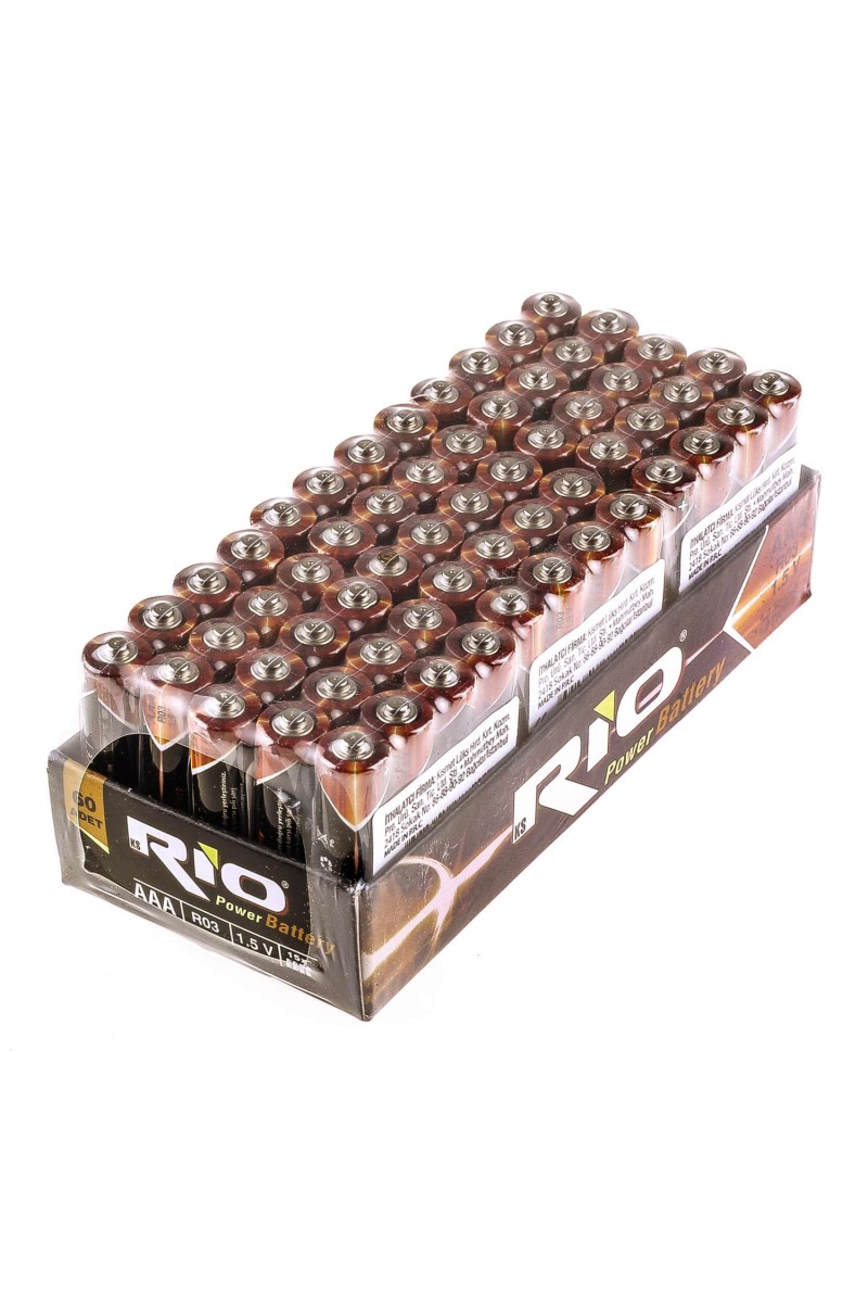 Rio İnce Pil AAA 60 lı paket 