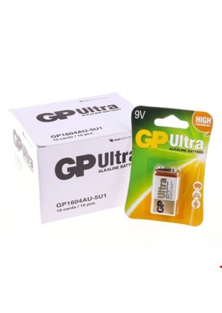 PİL GP 9 VOLT ALKALİN GP