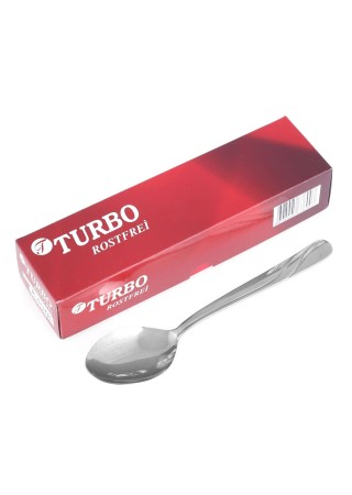 Turbo Furkan Pembe Kutu Yemek Kaşık 12Li