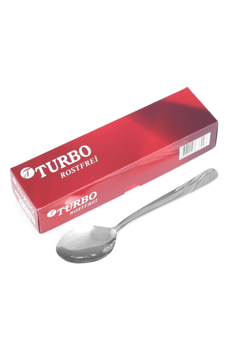 Turbo Furkan Pembe Kutu Yemek Kaşık 12Li
