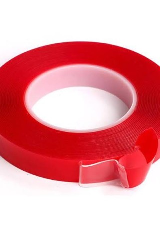 Çift Taraflı Silikon Bant 18 Mm 2 Mt Şeffaf 18mm*2 s.b