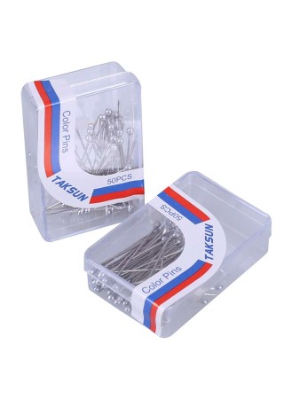 Toplu iğne Mineli Silver Başlı 50 Li Tima 924