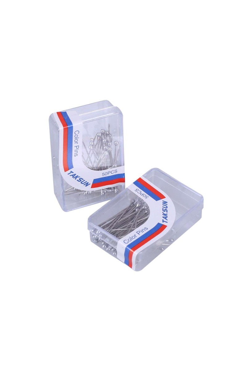 Toplu iğne Mineli Silver Başlı 50 Li Tima 924