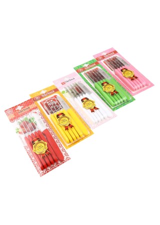 Sürbısa 61007 Mavi Saplı 6 Parça Meyve Bıçağı
