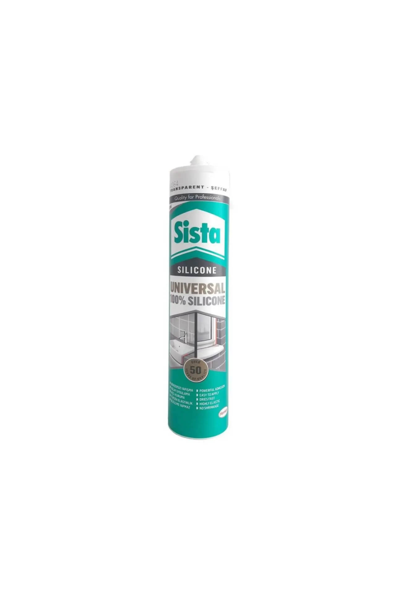 Sista 280 ml ŞEFFAF  Silikonu