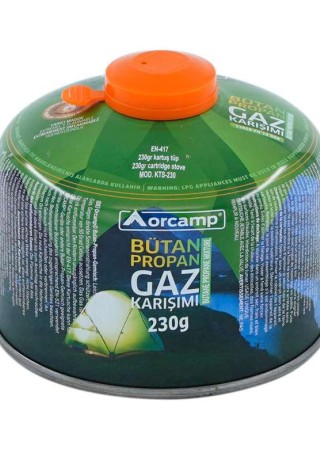 Orgaz ORKAMP KTS-230 Vidalı 230 gr Kamp Gaz Kartuşu