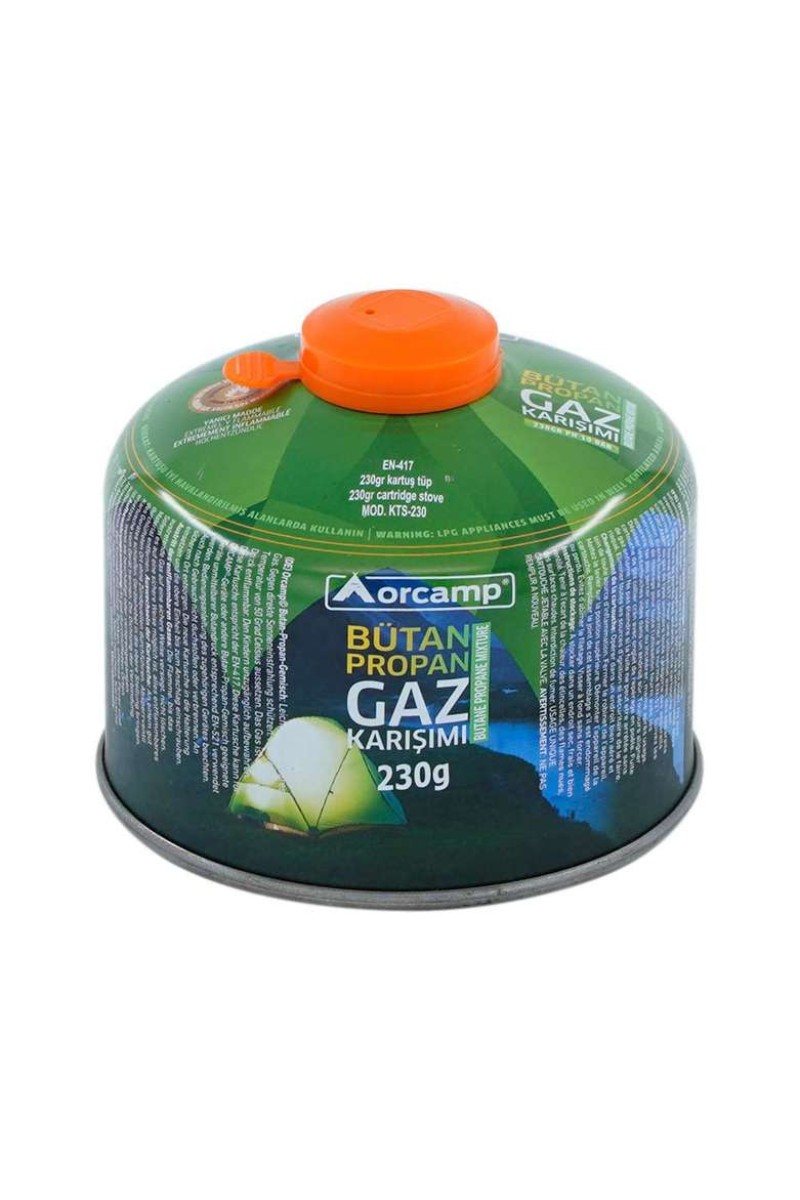 Orgaz ORKAMP KTS-230 Vidalı 230 gr Kamp Gaz Kartuşu