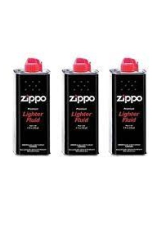Zippo 3 Adet 125 ml Çakmak Benzini 3141-3 ÇELİK379