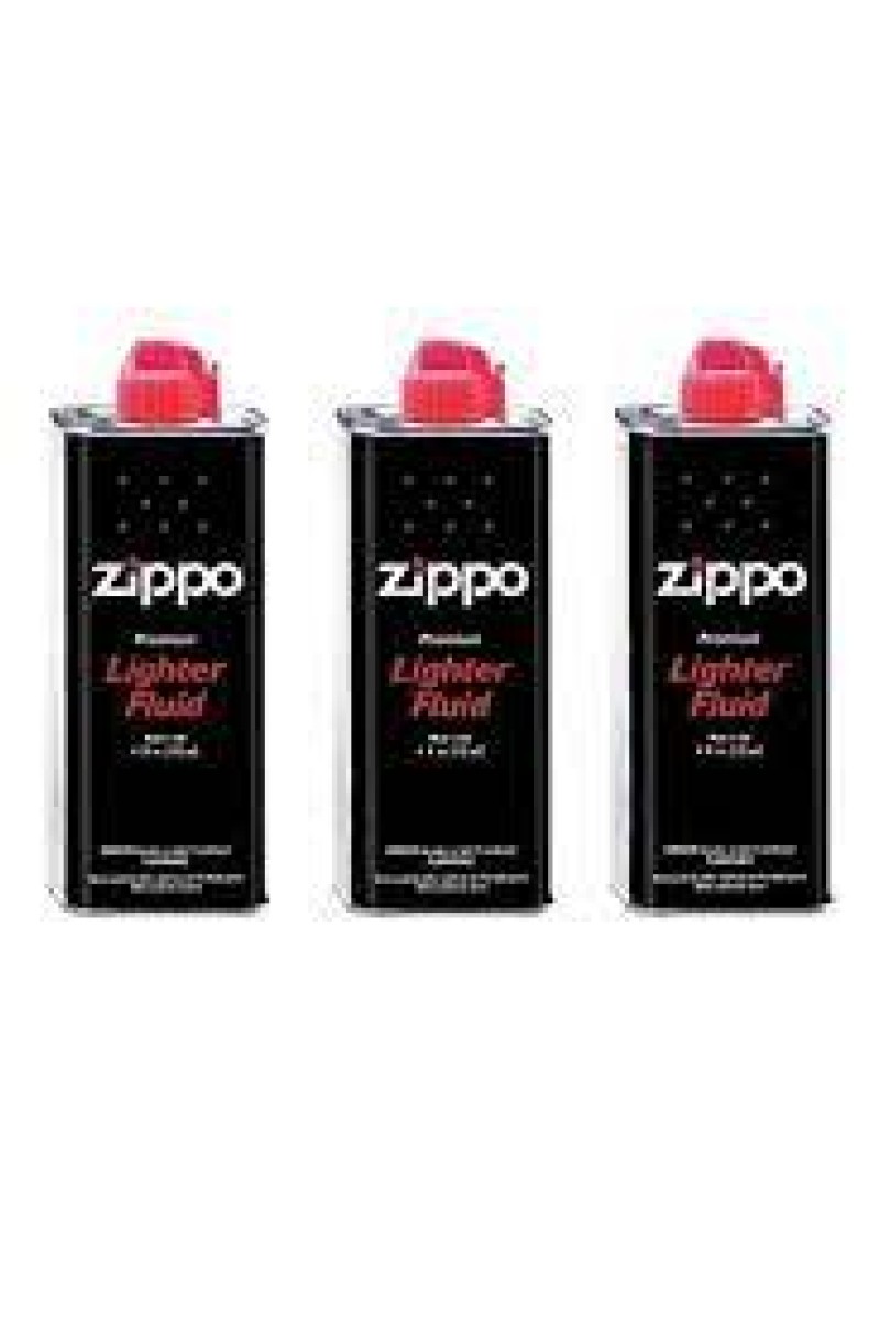 Zippo 3 Adet 125 ml Çakmak Benzini 3141-3 ÇELİK379