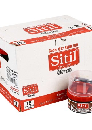 Sitil Ayakkabı Boyası Classic  Koyu Kahverengi 175 Ml