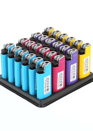 Toscow Renkli Soft Taşlı Çakmak 24 Adet mtl631